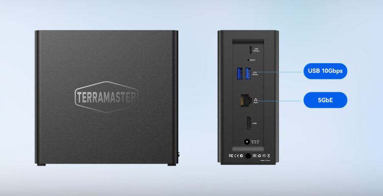 TerraMaster startet F4 SSD 4-Bay All-Flash NAS