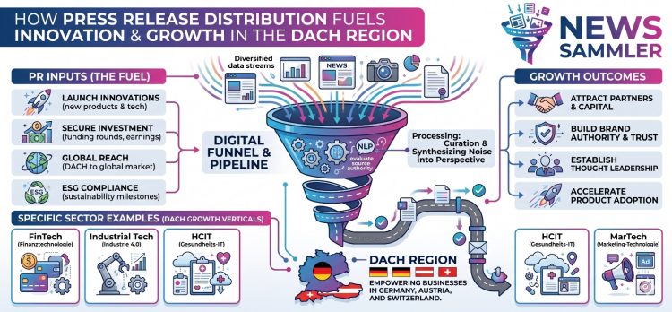 The Catalyst of Innovation: How Press Release Distribution Fuels Growth in the DACH Region